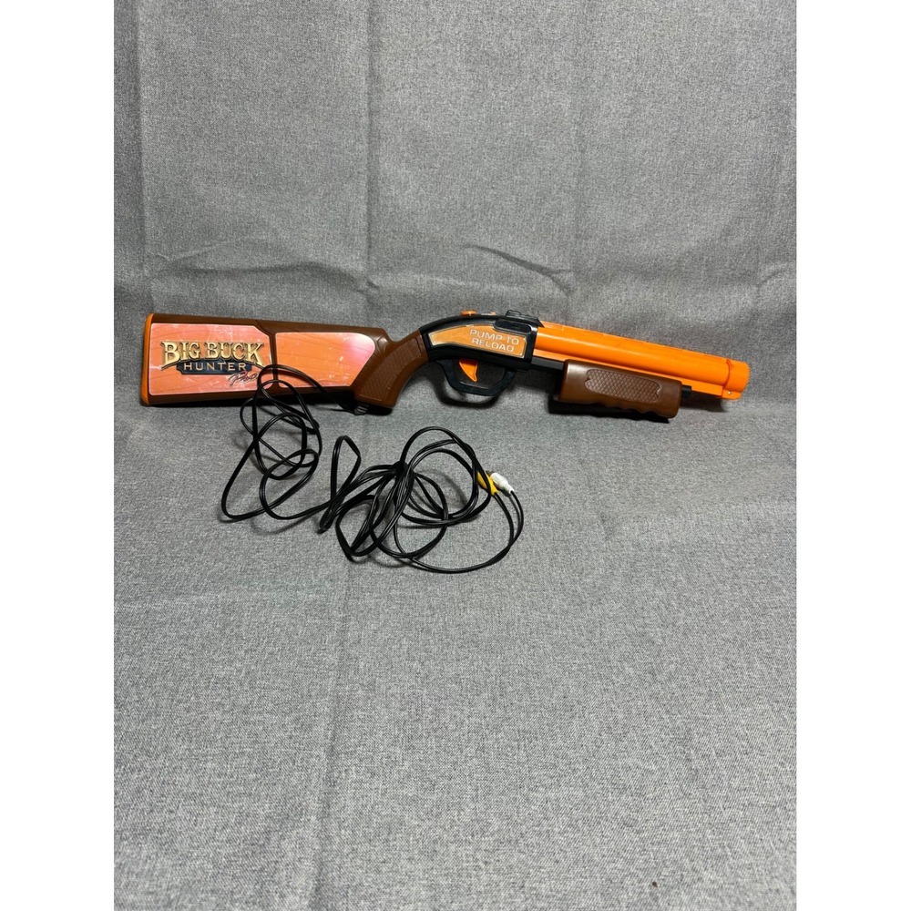 Jakks Pacific Big Buck Hunter Pro Plug and Play TV‎ Game Orange Brown Not Tested
